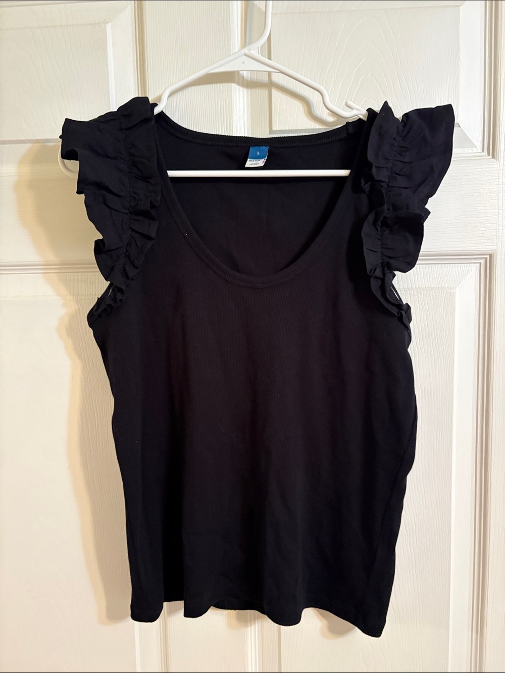Old Navy tank top with ruffled sleeves